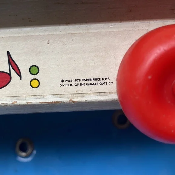 Vintage-1970s fisher price xylophone pull-toy - Picture 4 of 5